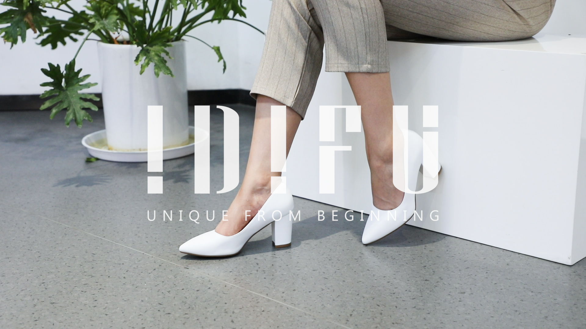 Amazon.com | IDIFU Women's Nude Nubuck 9 US Chunky Block Heel