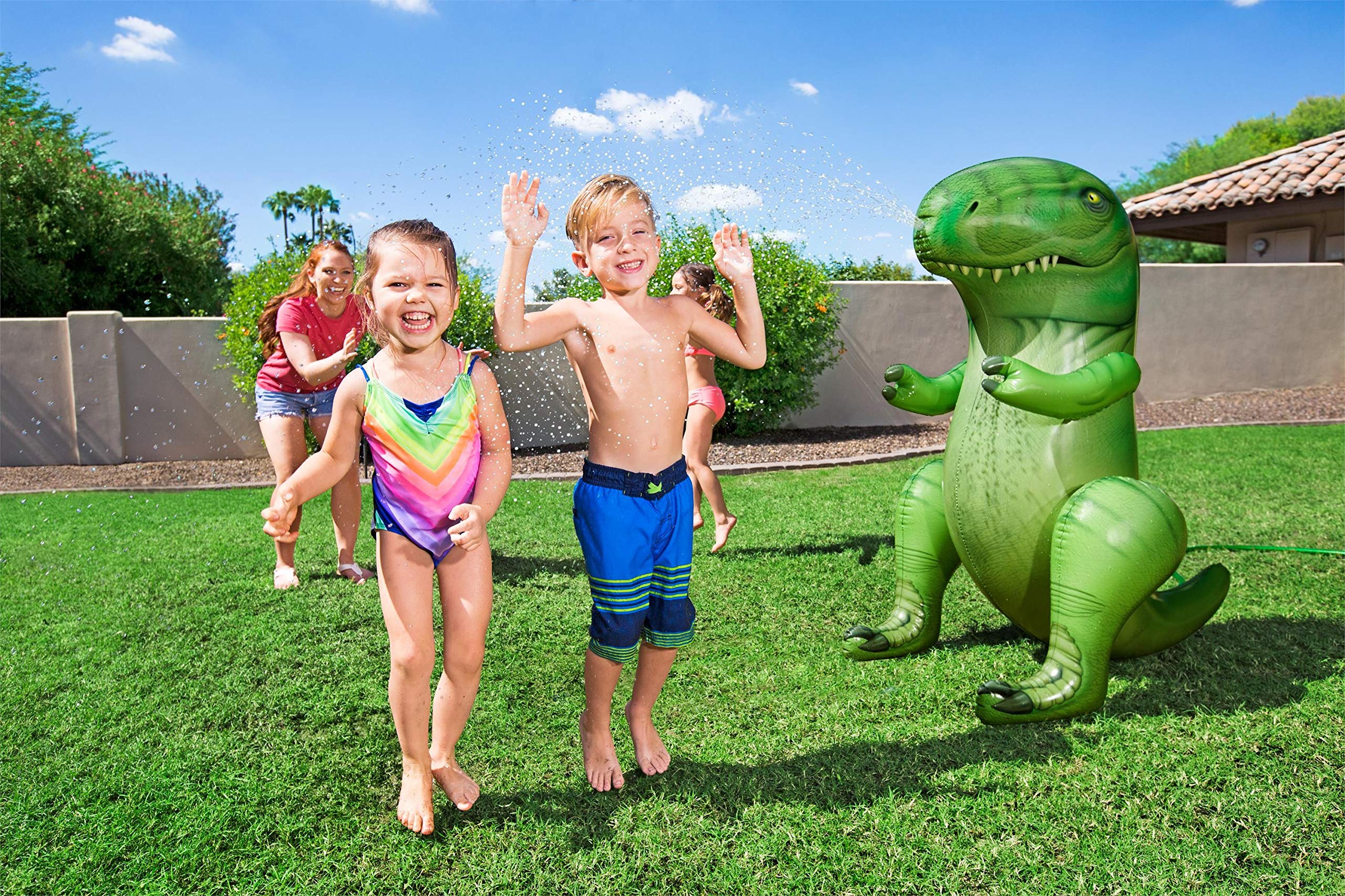 Bestway 52294 Gioco spruzza Acqua a Forma di Dinosauro, 3 Anni+