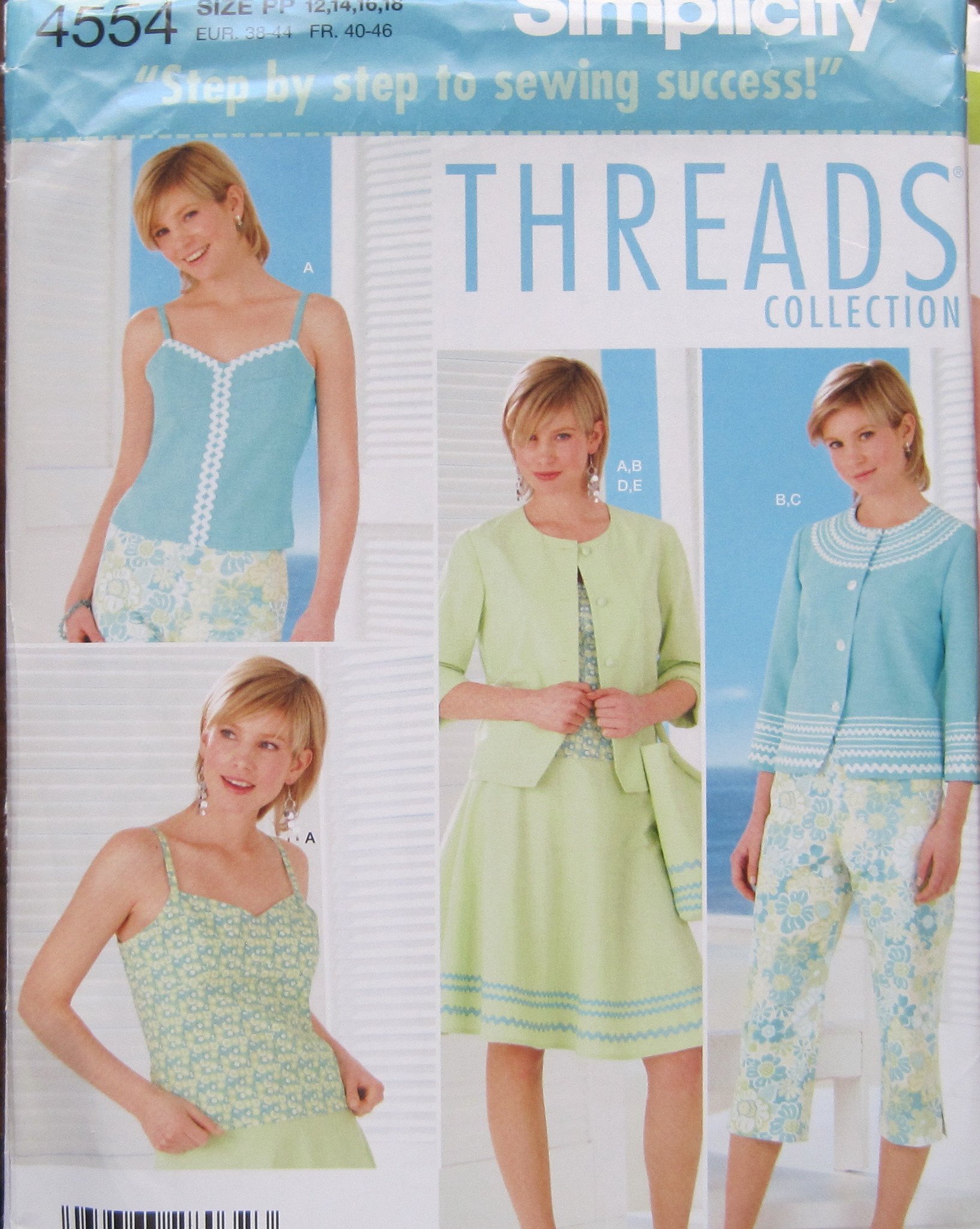 Patron Simplicity 4554 jupe et veste sur mesure pour retrouver le plaisir de coudre soi-même