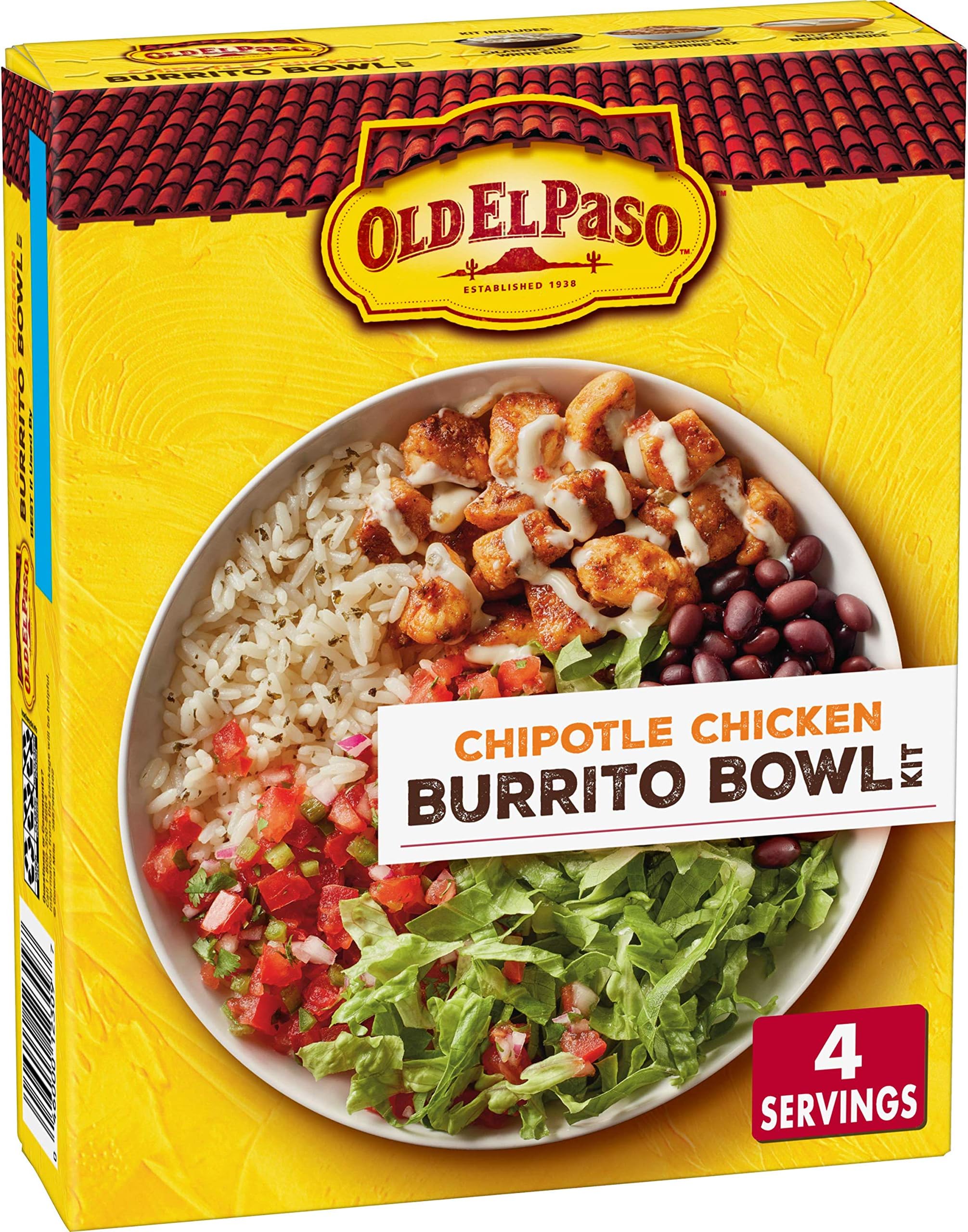 Old El Paso Burrito Bowl Kit Chipotle Chicken, 11 oz