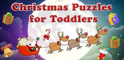 Quebra cabeças de Natal para bebés e crianças: descubra o Papai Noel! Puzzles educacionais GRATIS