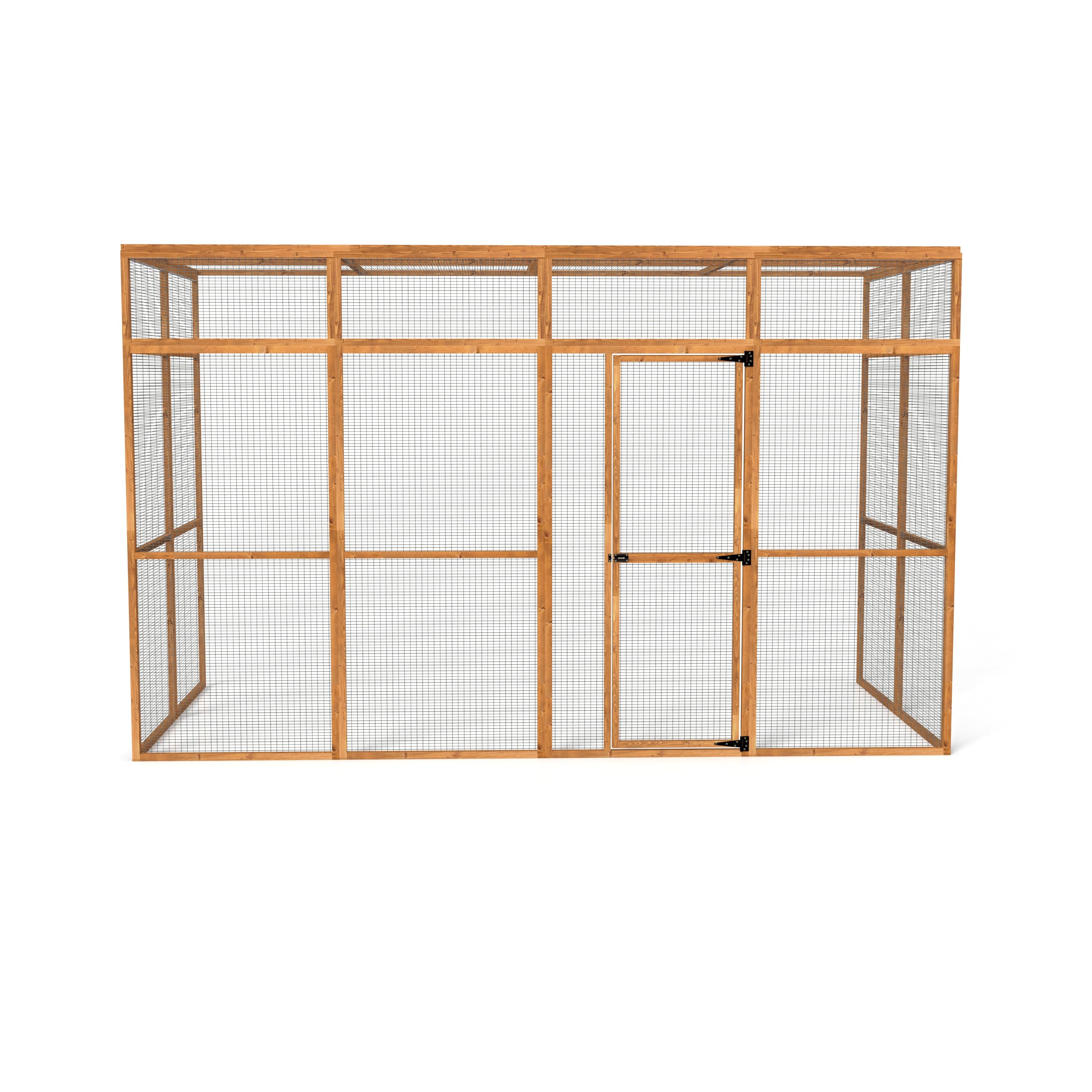 The Hutch Company 3 Sided Wingham Catio & Playpen – Outdoor Cat Enclosures, Shelves, Ramps & Accessories | Safe Outdoor Play for Cats 12 Different Sizes to suit all Homes (9ft│6ft│7.2ft) — view 11