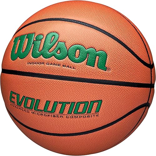 Miniatura 3 de Wilson Basketball Evolution 295 - Pelota de juego, piel mezclada, baloncesto para interiores