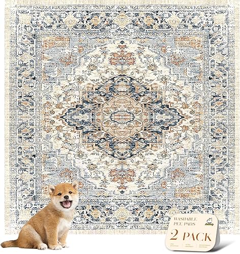 Miniatura 162 de nunubaby Almohadillas lavables para orina de perros, elegante, antideslizante, a prueba de fugas, reutilizable, ultraabsorbente, para jaulas y