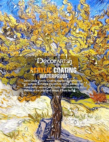 Vista 372 de DECORARTS - Almond Blossom Tree - Vincent Van Gogh Art Reproduction. Giclee Canvas Prints Wall Art for Home Decor 30x24