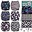 Mama Koala 3.0 Cloth Diapers for Babies with AWJ Lining, 6 Pack with 6 Natural Cloth Diaper Inserts - Reusable and Washable Pocket Diapers (Beautiful Fairy Tale)