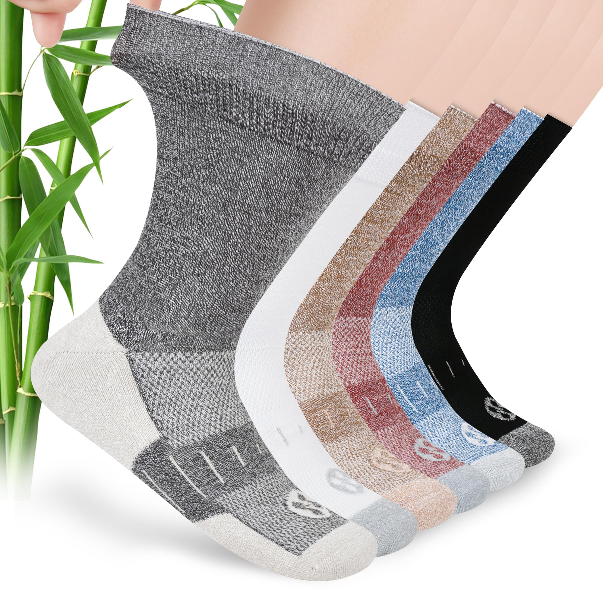 Diabetic Socks for Men 6 Pack