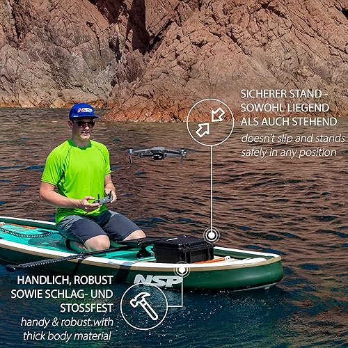 Miniatura 7 de MC-CASES Funda para DJI Mini 3 Pro y accesorios - También el Fly More Combo - Hecho en Alemania, negro, funda