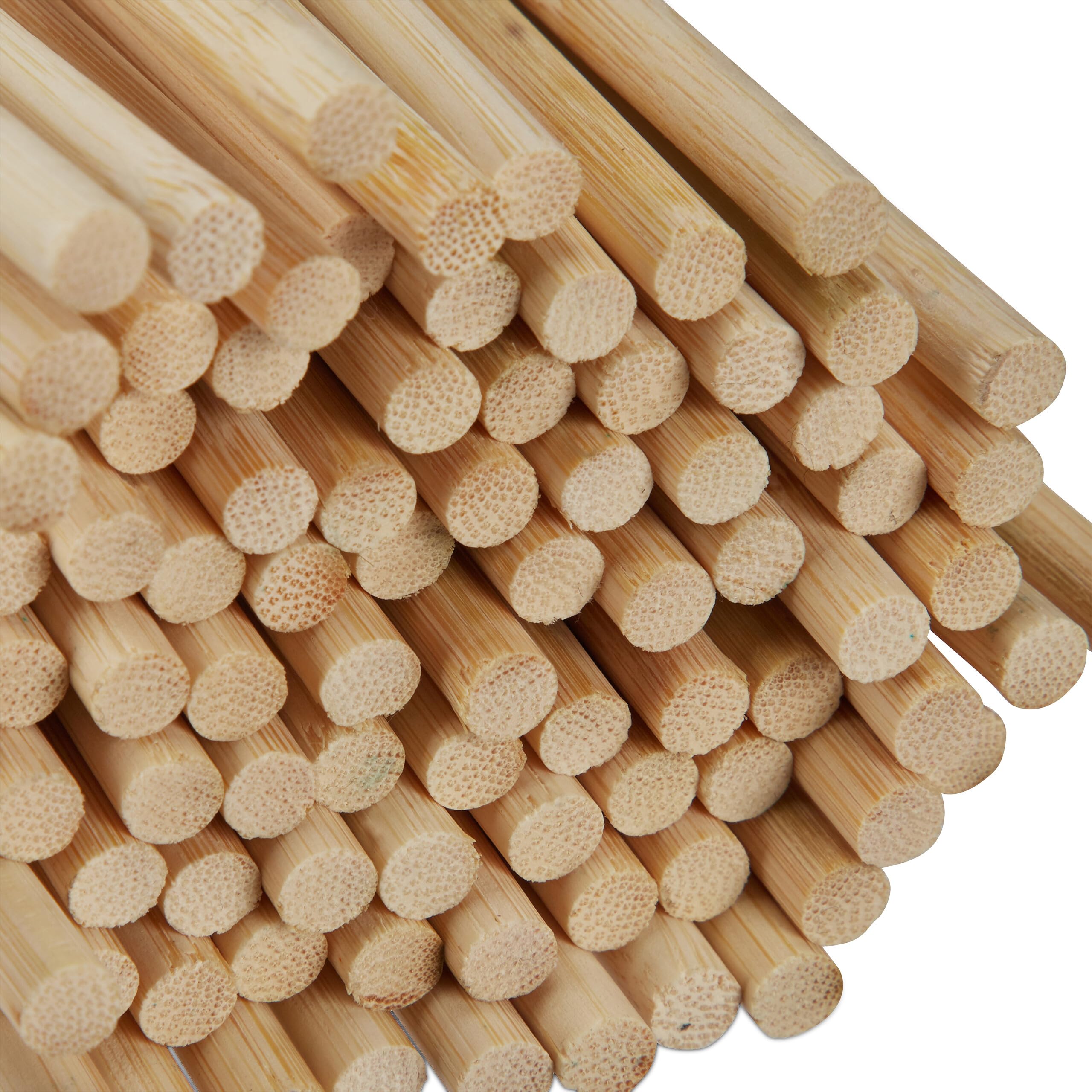 Relaxdays Spiedini in Legno, Set 500 Spiedi da 40 cm per Salsicce, Griglia e Barbecue, Attrezzo BBQ, bambù, Naturale