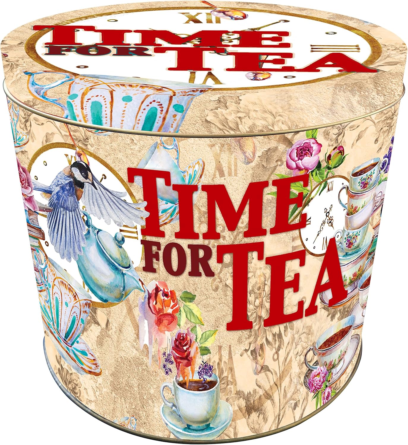 Gran Ducale Italia Original Classic Panettone 1kg in Time for Tea Art Tin