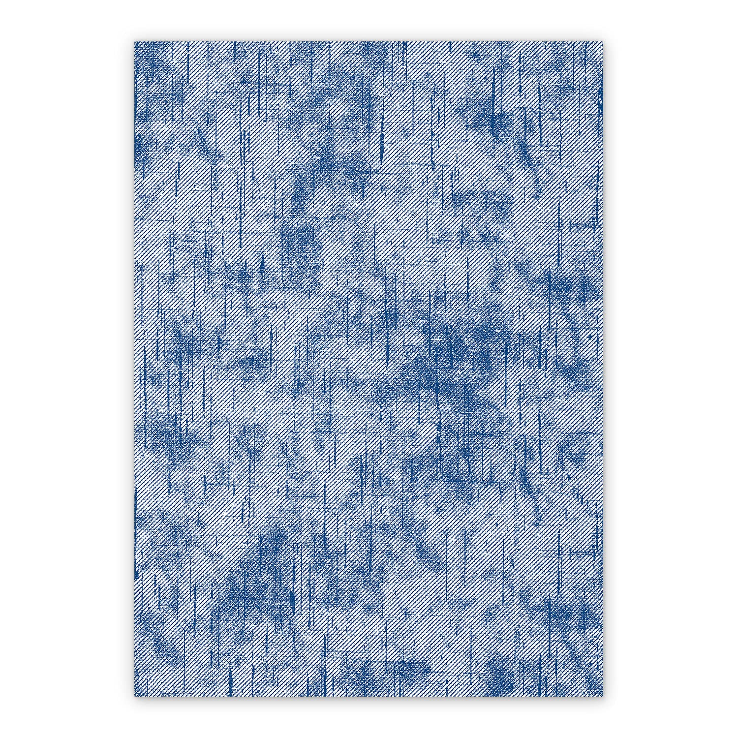 Tapis de cuisine en vinyle effet jeans BirdsEcho 45x60 cm pour entrée et salle à manger