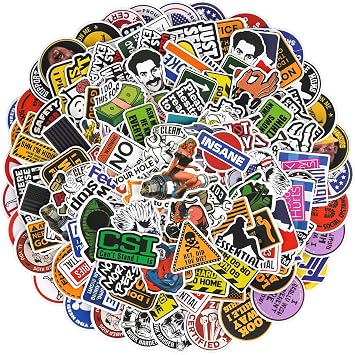 160 PCS Color Funny Collar Stickers Bundle for Mechanics & Construction Crew - Waterproof Safety Approved Vinyl for Workers/Transport Personnel, Humorous Work Gear Stickers
