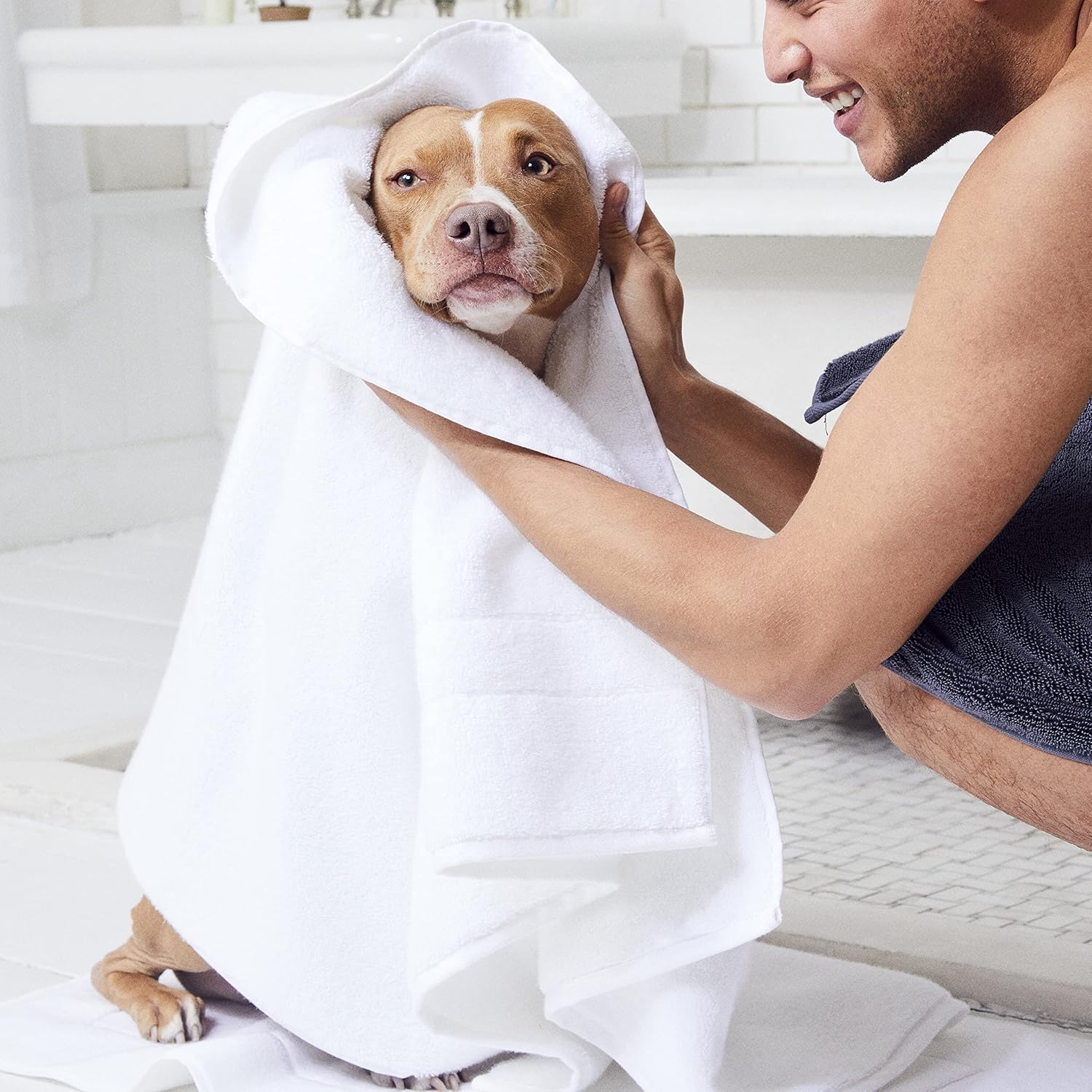 Brooklinen Classic Turkish Cotton Bath Towels - Set of 2, White, 100% Cotton|Soft and Highly Absorbent Towels