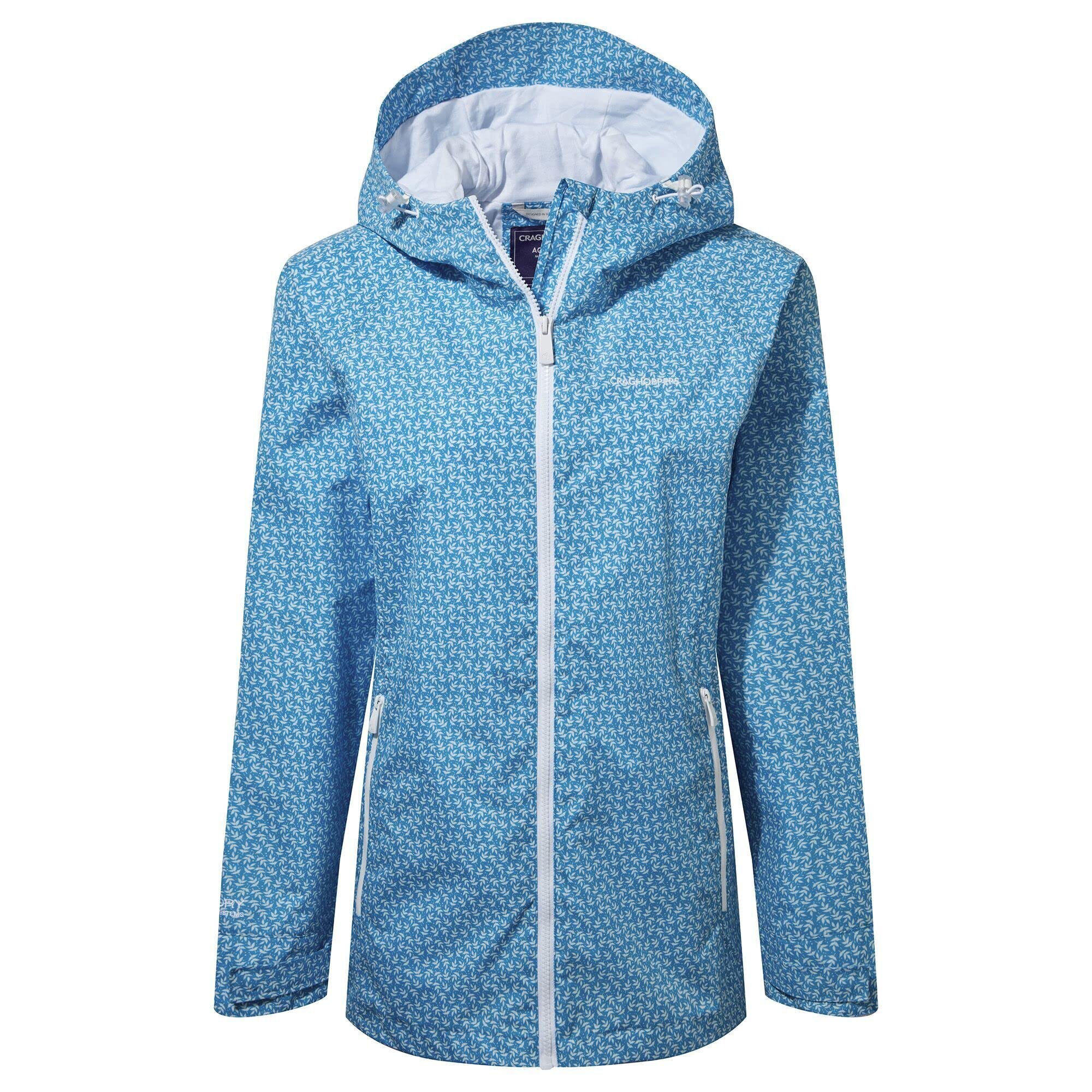 Craghoppers Laurel Women's Transition Jacket, Womens, Transitional Jacket, SCWW049, Flax Yellow Print, 34 (EU)