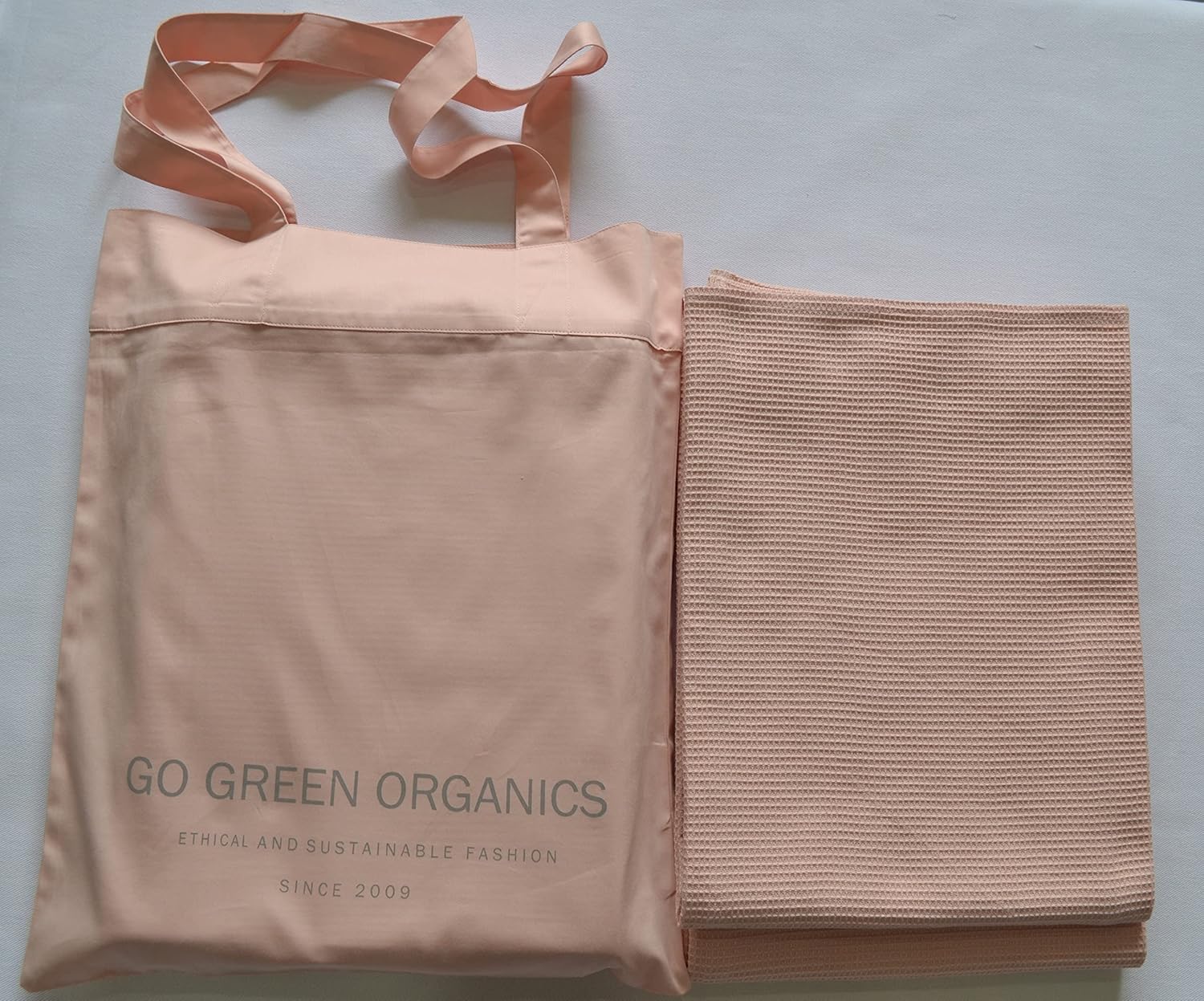 Waffle Bath Towel Pack of 2, 30.5x58 INCHES, 100% Natural Organic Cotton, GOTS Certified (Burgundy) Super ABSORBANT & Quick Dry,NO SOFTENERS, Environment Friendly