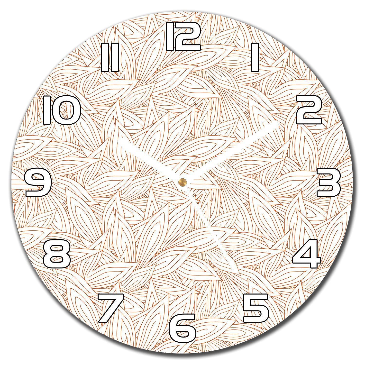 Horloge en Verre Moderne 30cm Horloge Murale Cuisine Salon Coloray