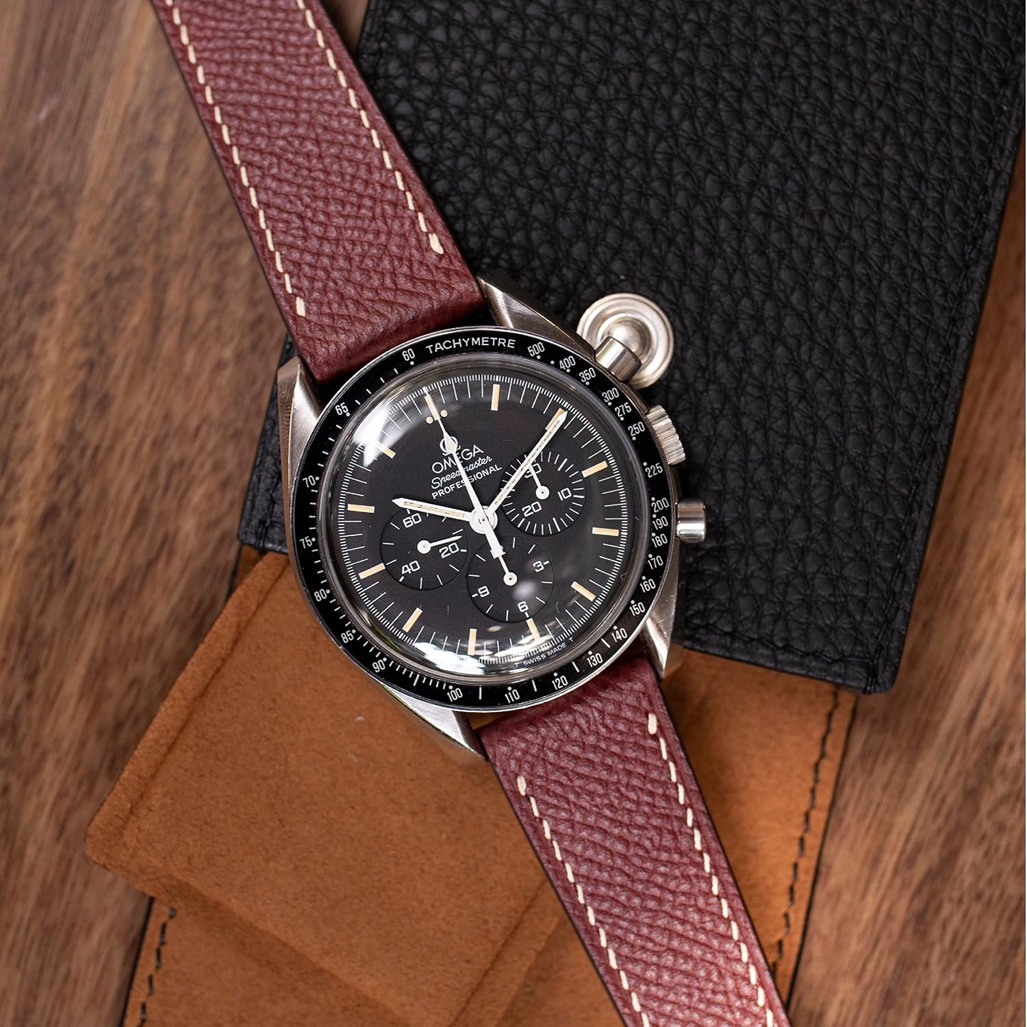 Epsom Top Grain Leather Quick Release Men's Watch Bands - Handmade Premium Leather Watch Strap for Women - Italian Genuine Leather Replacement Band 19mm 20mm 22mm