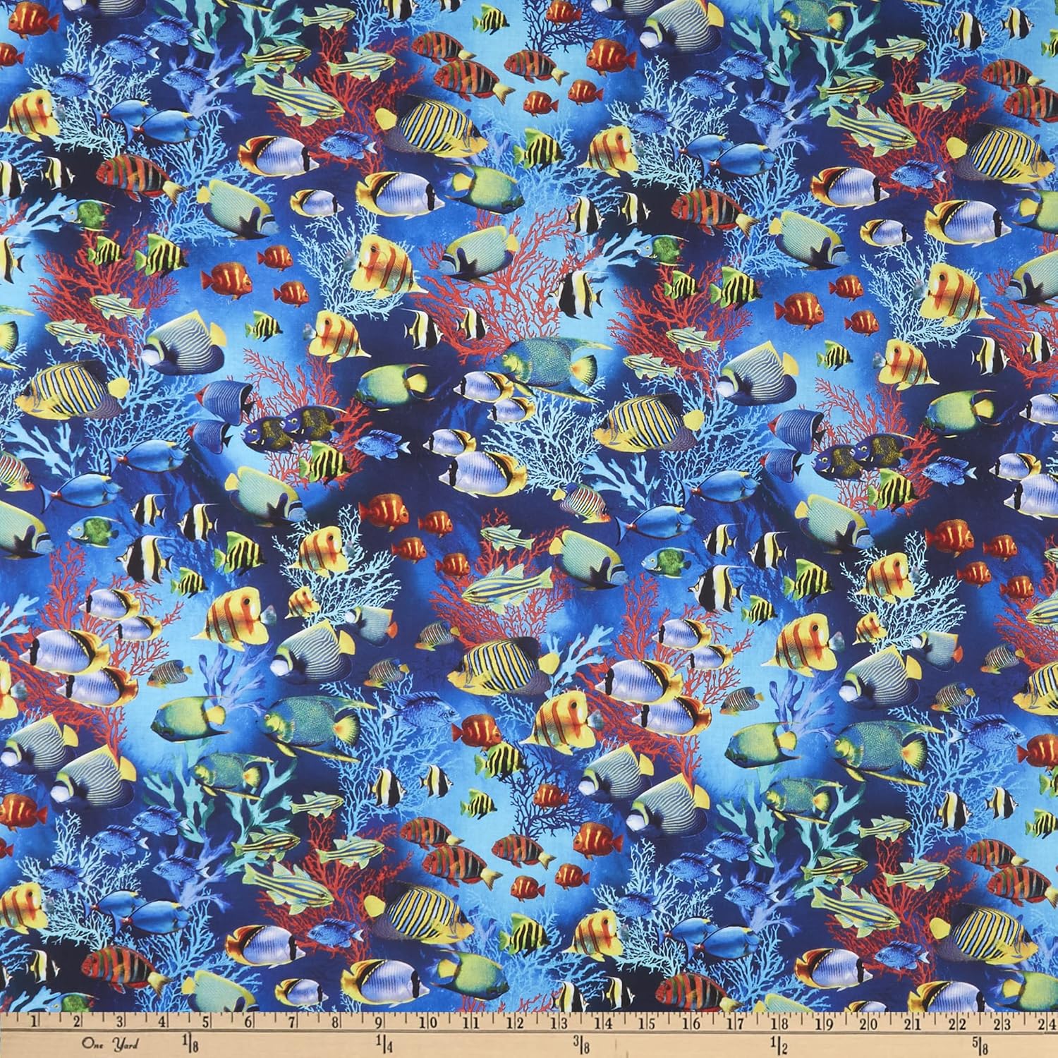 Kanvas Oceana Jewel of The Sea Multi, Fabric by The Yard