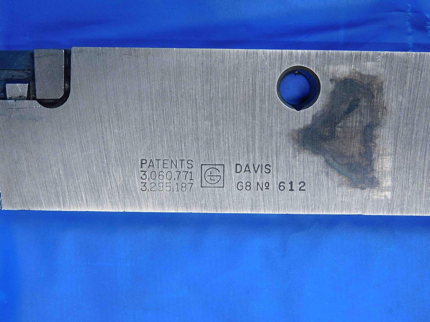 M & J Tooling LLC G&L Davis G8 NO. 612 Double Edge Boring Block/Blade 5 47/50"" O.D. 5.940 - AJ1344AN4