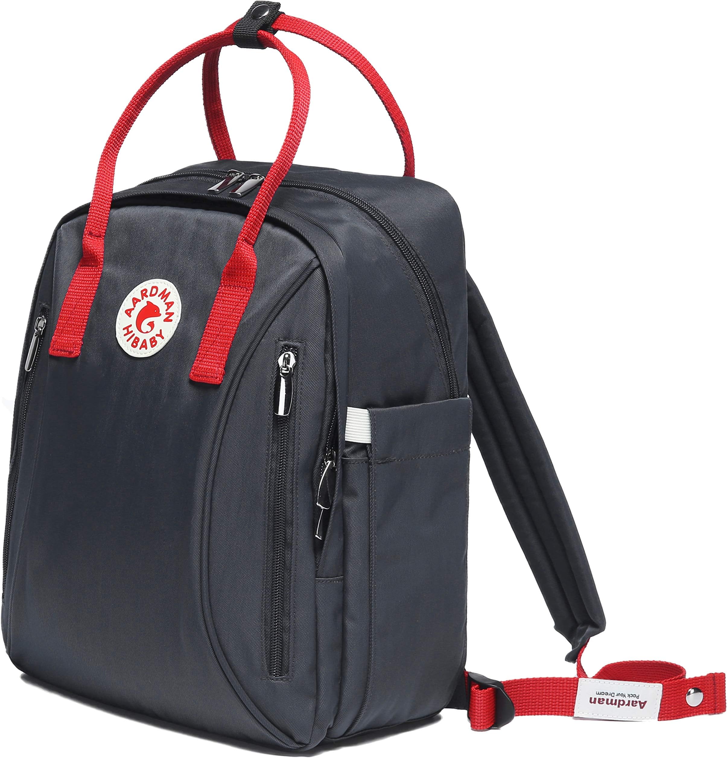 Diaper Bag Backpack,Multi-function Travel Backpack Maternity Baby Nappy Bags for Baby Care, Large Capacity, Waterproof and Stylish diaper bags for girls/boys/dad/mom,Black