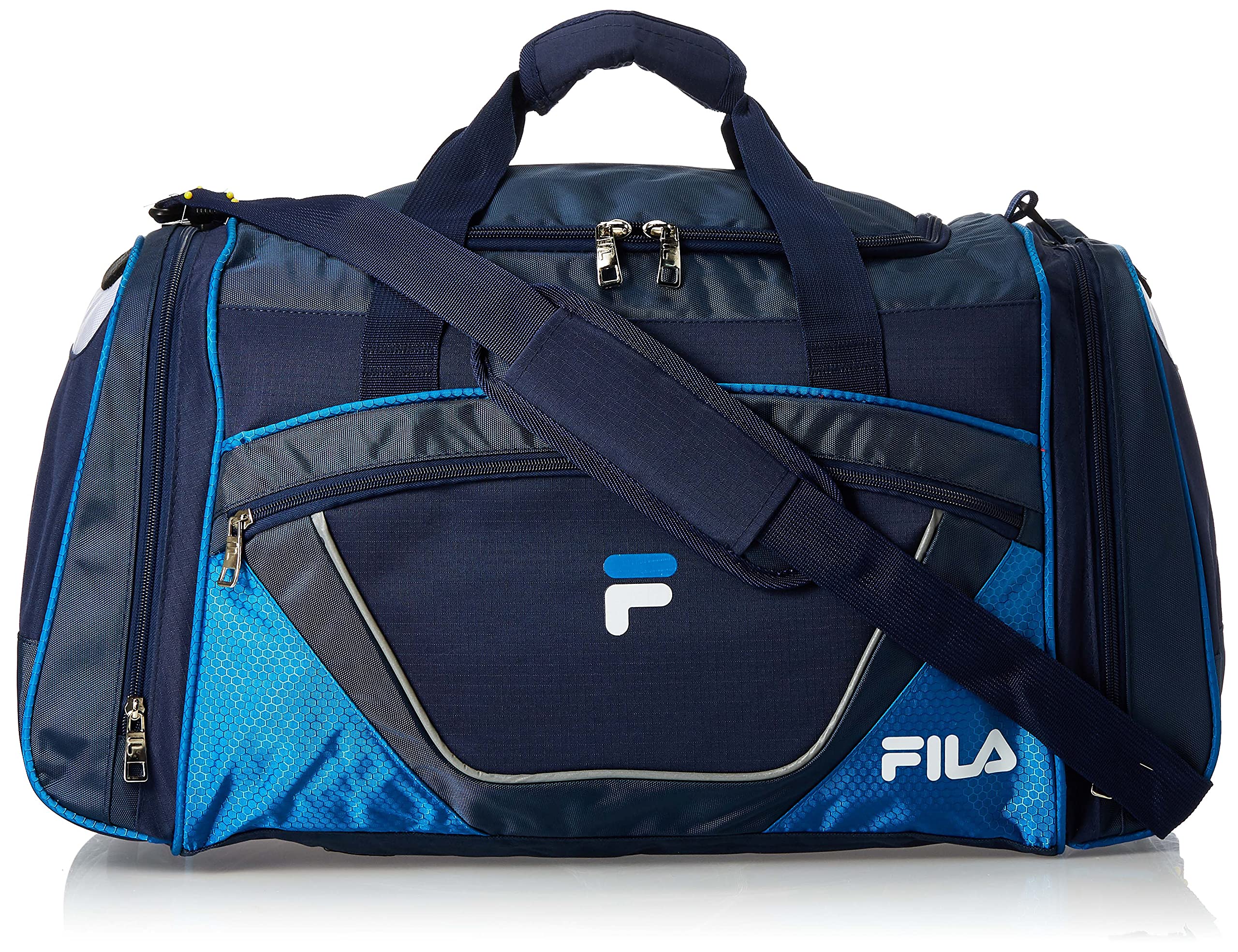 adidas 4ATHLTS DUF S - Borsa sportiva, per adulti, unisex, AZMATR/​AZMATR/​Nero (multicolore), taglia unica