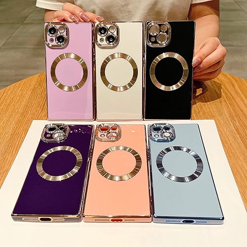 Miniatura 3 de Owncase Funda magnética para iPhone 13, (compatible con MagSafe) (protección completa de lente de cámara) (esquinas reforzadas) a prueba de golpes