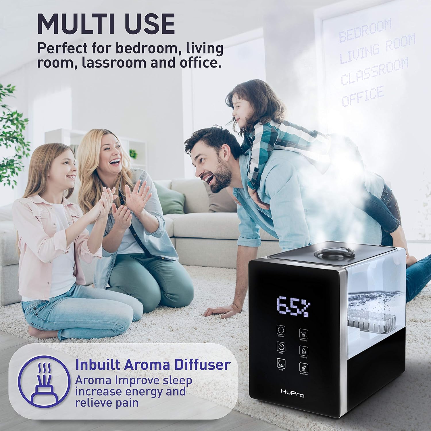Humidifier for Bedroom 5.8L