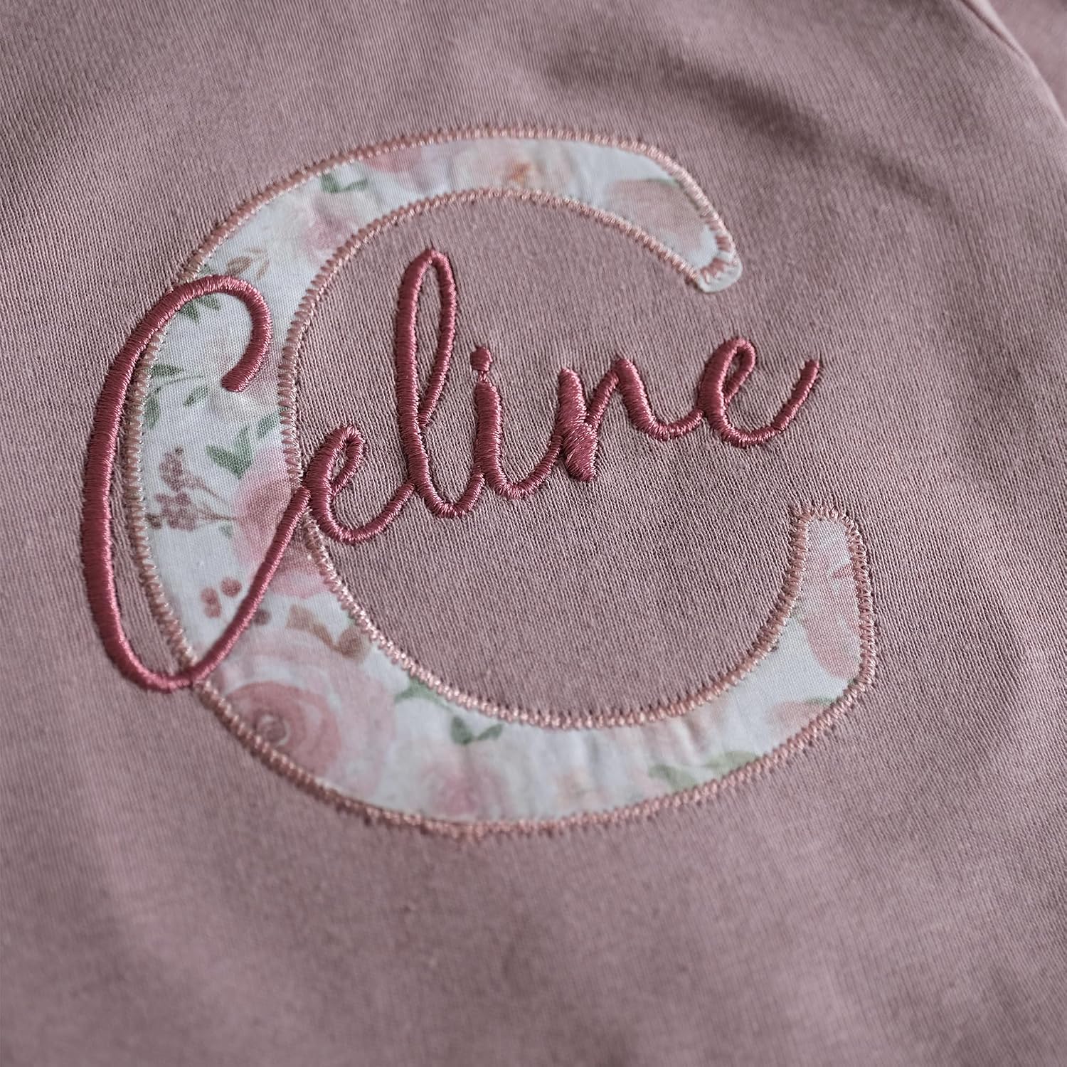 Linkababy Personalized Baby Girl Coming Home Outfit, 100% Cotton Embroidered Romper, Headband, Bow, Baby Shower, Newborn 0-3M