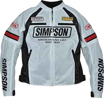 Amazon | [シンプソン] メッシュジャケット WH 3L SJ-3117/WH/3L