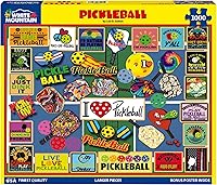 Vista 2 de Rompecabezas White Mountain - Pickleball - 1000 piezas