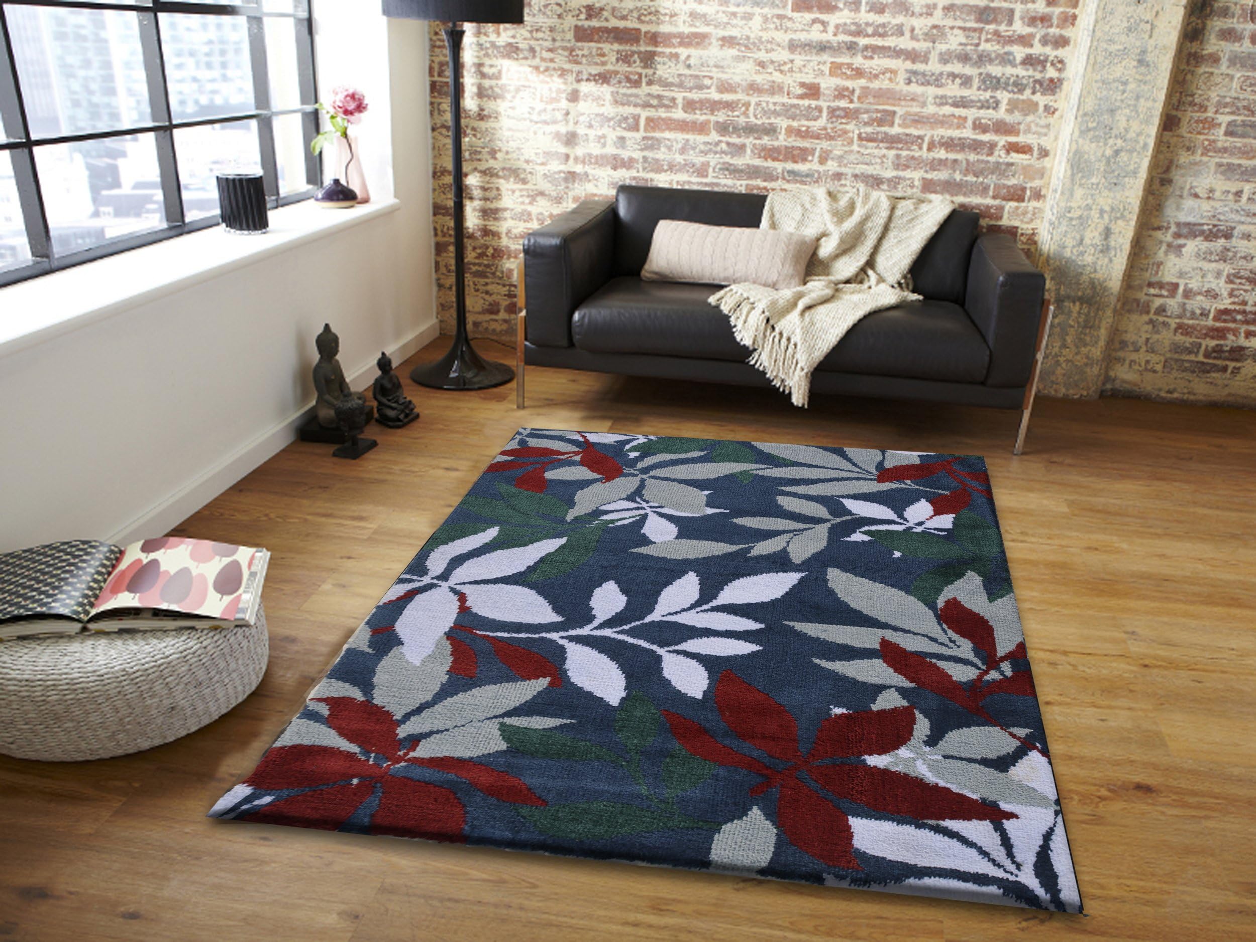 PRESTO BAZAAR Polyester Carpet - 72"x48", Multi-Colour