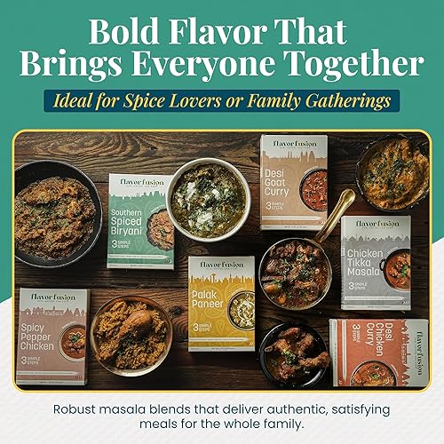 Miniatura 6 de Flavor Fusion Delicias picantes con ingredientes naturales  Mezclas de especias premium para una cocina casera rica y sabrosa  Las mezclas de masala