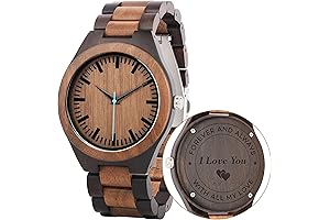 Personalized Engraved Mens Watch - A Timeless Keepsake for Special Occasions