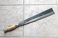 Vista 1 de Crudo - cuchillo de machete de limpieza de cepillo al aire libre de acero de carbono de 10 pulgadas, forjado