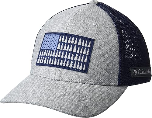 Miniatura 22 de Columbia Gorra de bola de malla con bandera de árbol-corona baja