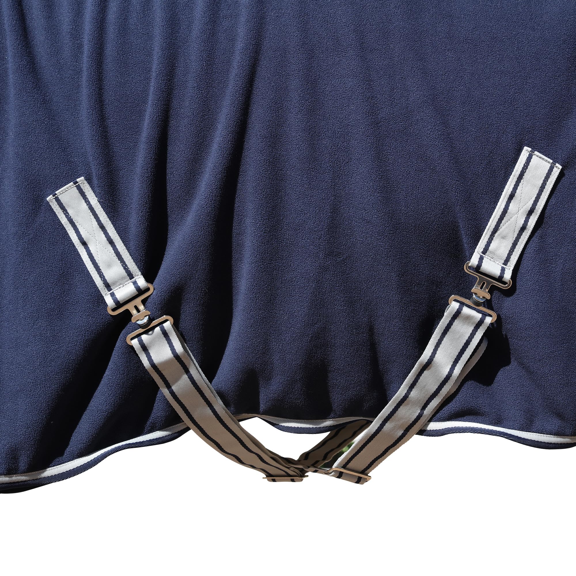 Manta de Secado para Caballo en Forro Polar 300 g/m² – Transpirable, Absorbente y de Secado rápido, Ideal después del Entrenamiento, el baño, en el establo y Durante el Transporte