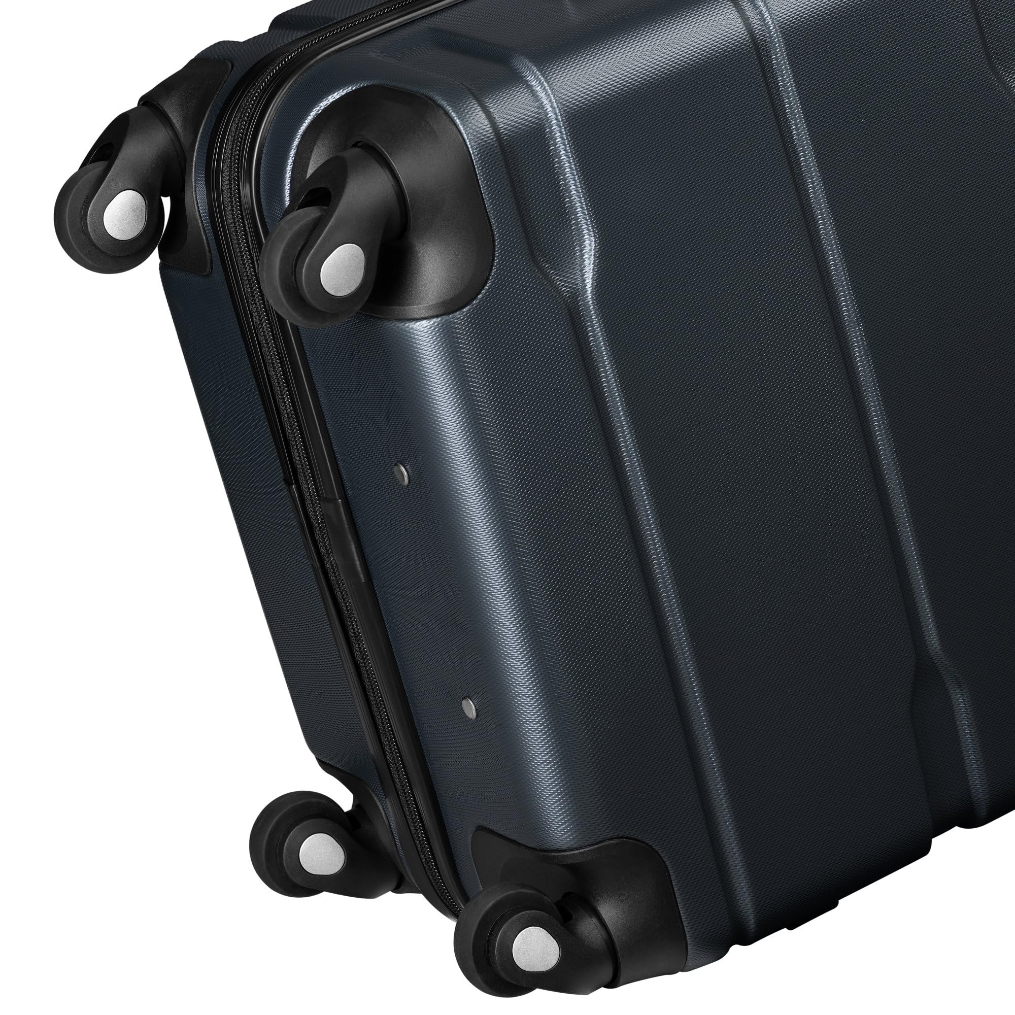 Zelsius Koffer Set 4 Stück, Anthrazit | ABS Hartschalenkoffer mit Zahlenschloss, 4 Rollen und Innen Trennwand | Hartschalenkoffer Set 4 teilig, Trolley, Koffer Groß, Luggage Set, Handgepäckkoffer
