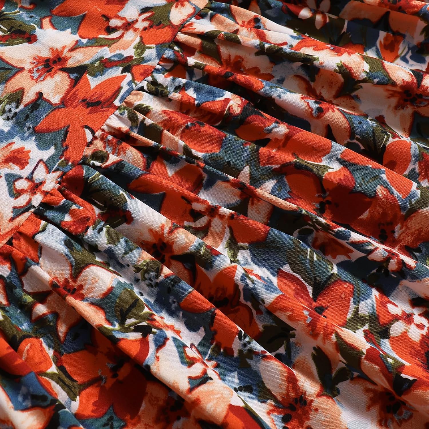 Ladies' Elastic Waist Skirt Spring, Summer and Autumn Pocket Skirt with Broken Pleats and Long Skirts - Image 8