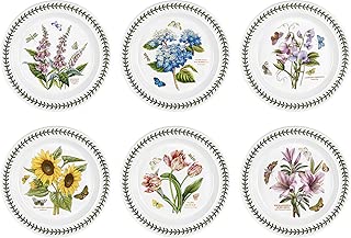 Portmeirion Botanic Garden Dinner Plates, Set of 6 Assorted Motifs - coolthings.us