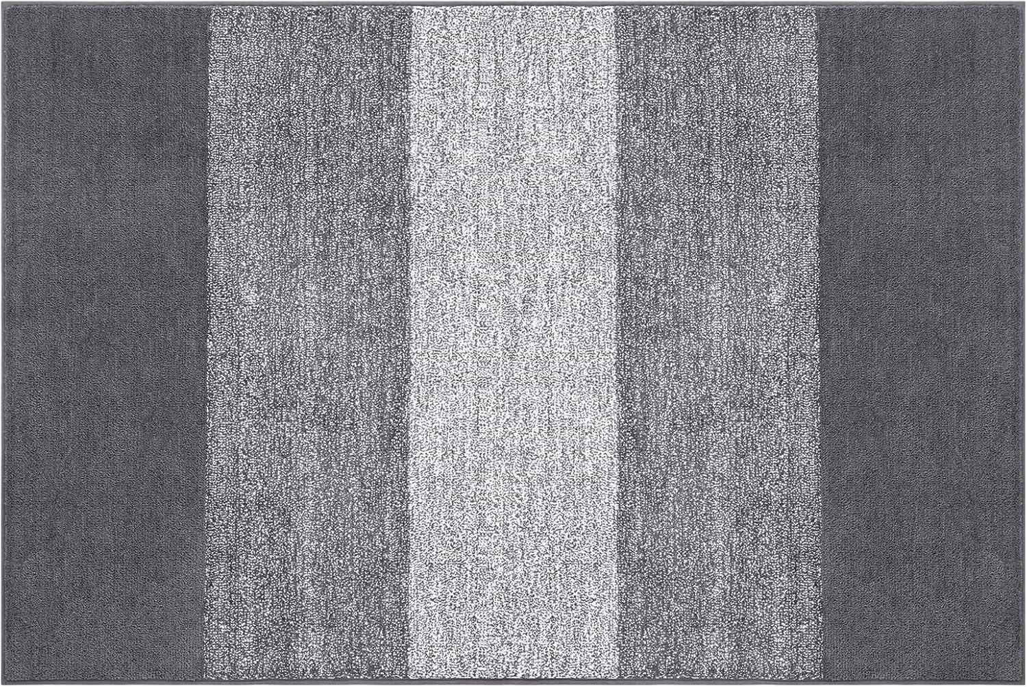 Vaukki Indoor Doormat Entryway Door Mat, Non Slip Absorbent Mud Trapper Mat Inside Floor Mat, Washable Door Carpet for Entryway (47''x71'', Grey)
