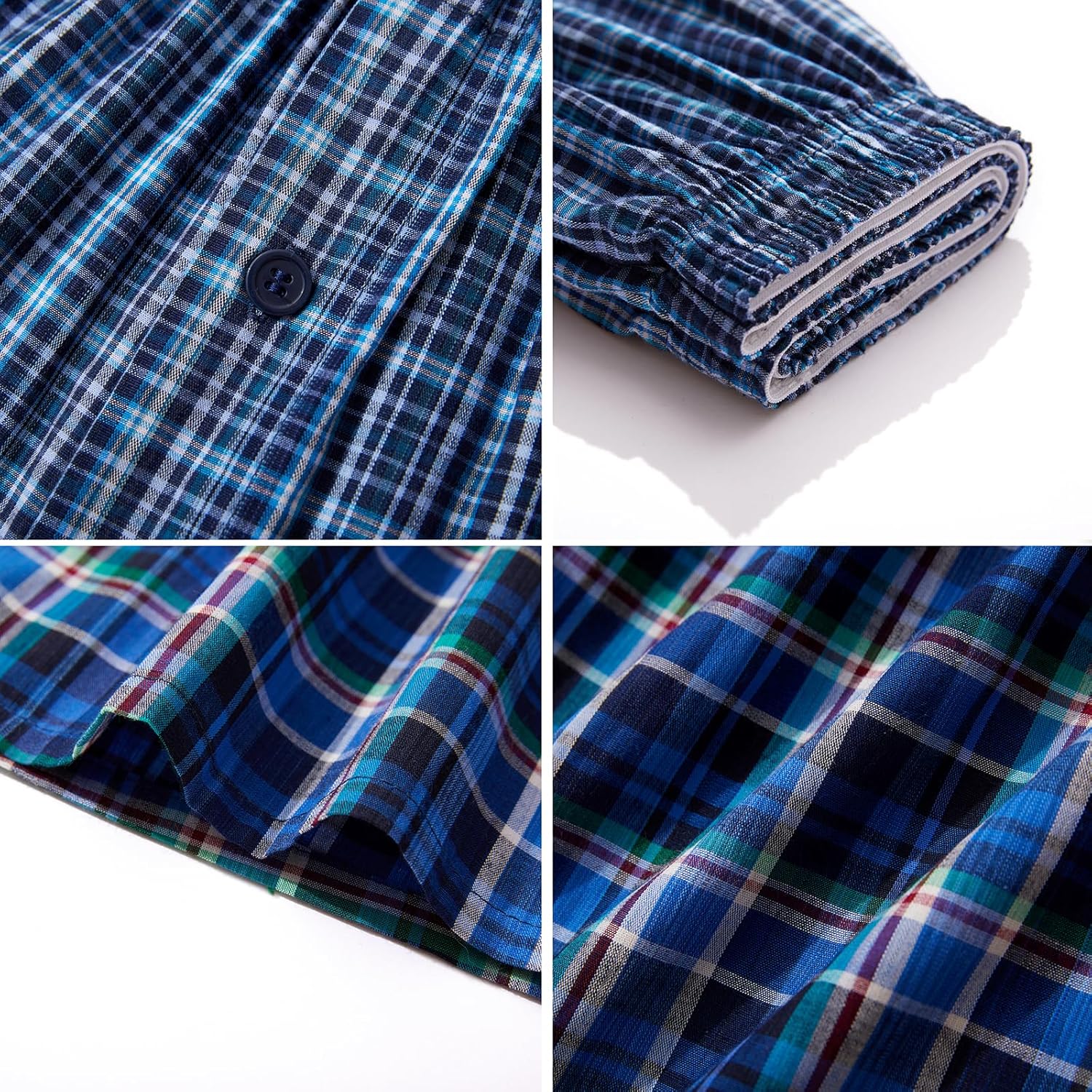 JupiterSecret Men's Boxers Underwear 100% Cotton Woven Boxers for Men Pack Boxer Shorts Assorted Colors - Image 6