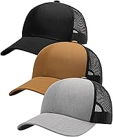 FURTALK Men's Trucker Hat - Structured Mesh Baseball Cap, Adjustable Snapback, Breathable Comfort for Outdoor Adventures