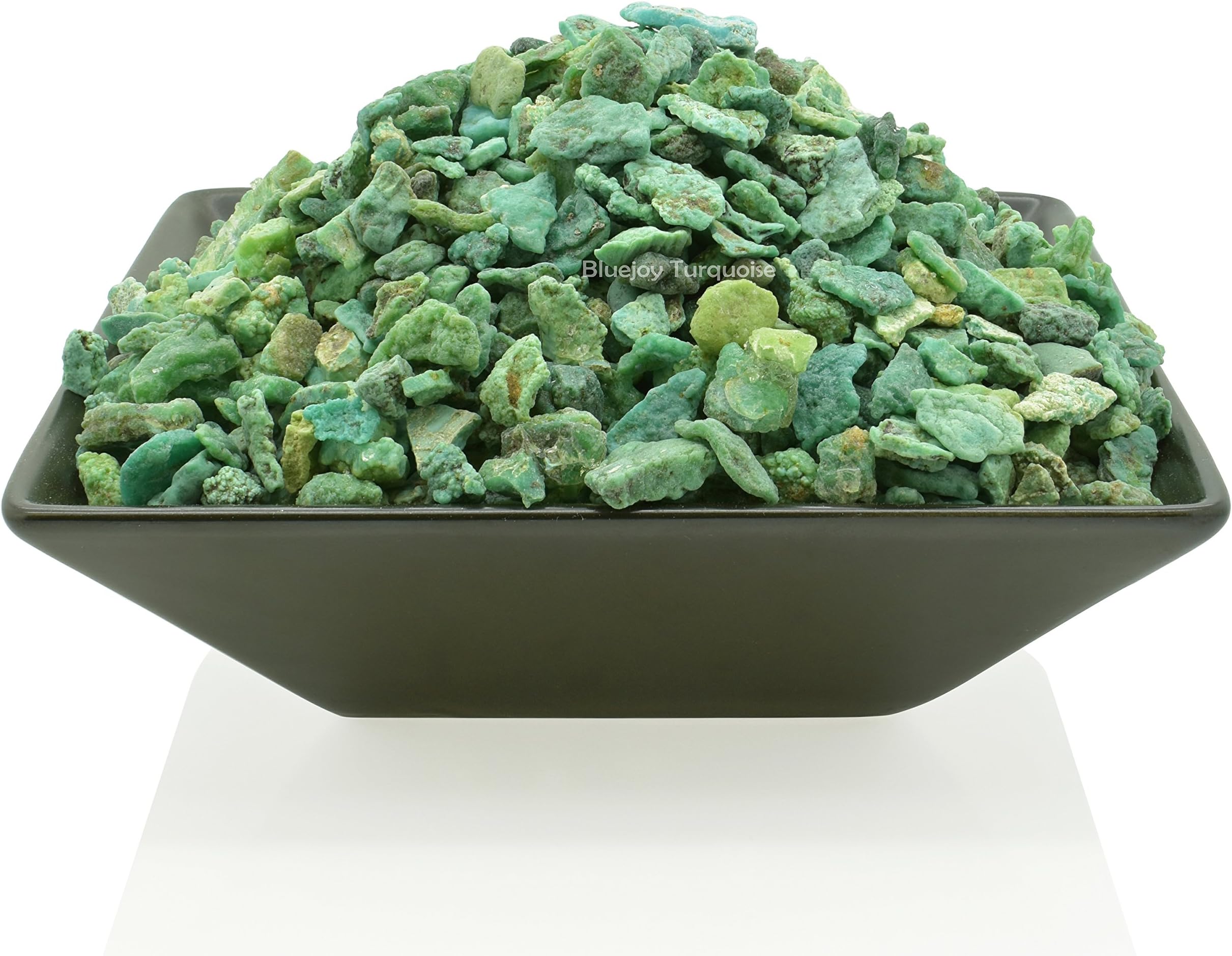 Bluejoy Natural Stabilized Turquoise Rough Stone Baby-Size Chips for Inlay and Jewelry Design (1 Ounce)