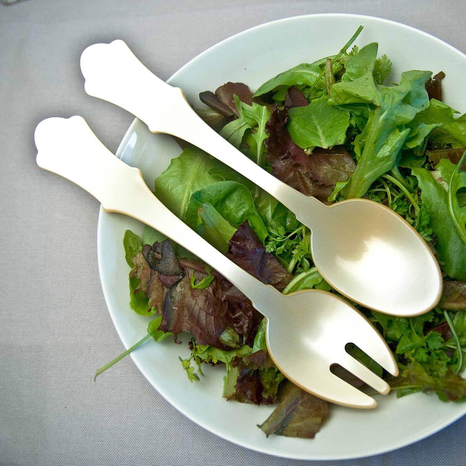 Sabre Salad Server Pearl 2pcs