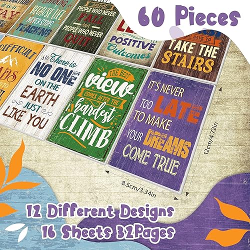 Miniatura 44 de Geelin Bloc de notas inspirador, regalos de agradecimiento, mini cuaderno motivacional, diario de oración de bolsillo pequeño, regalos de escritura