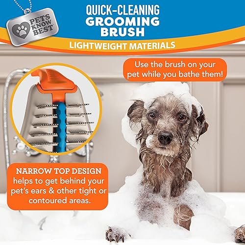 Miniatura 6 de LUMO herramienta de limpieza profesional toda en una para perros y gatos, desenreda suavemente los nudos y quita el pelaje que está suelto, haz el