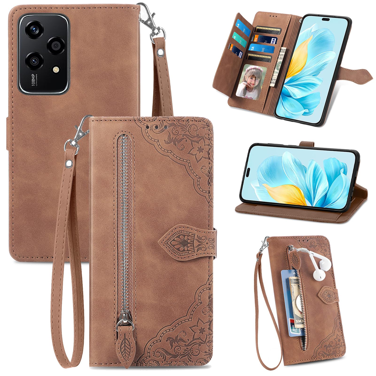 Funda Tcl 40 Se Funda De Cuero Premium Para TCL 20 R 5G - Con Ranuras Para