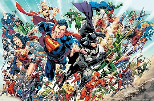 Trends International DC Comics-Justice League Rebirth-Group - Póster de pared 22375 x 34 pulgadas versión sin marco