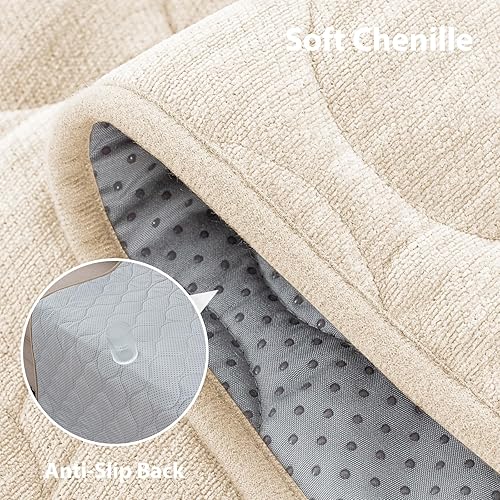 Miniatura 2 de Gollense Funda antideslizante para sofá para mascotas, funda acolchada de felpilla mullida para perros, lavable, protector suave y apto para