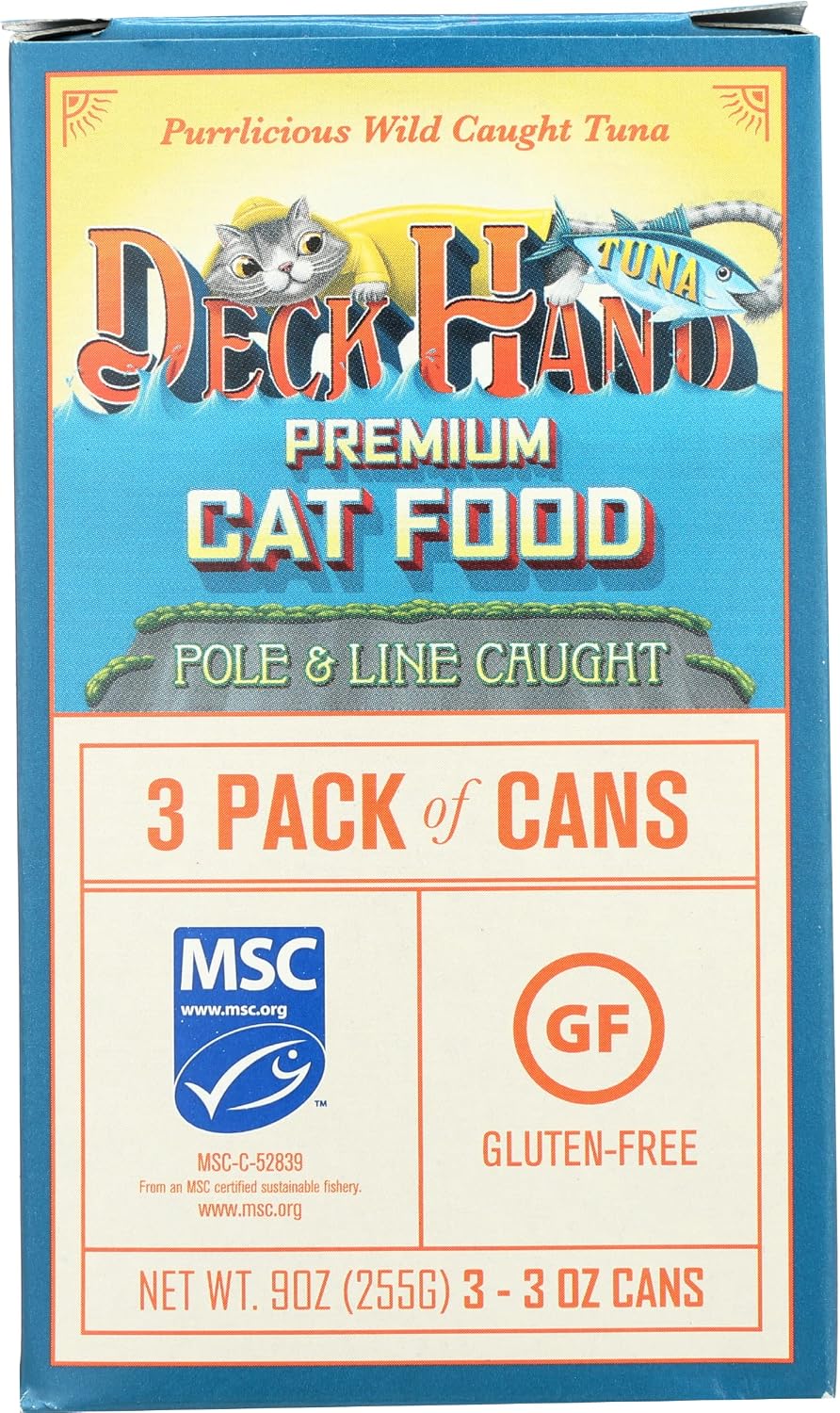 DECK HAND Tuna Cat Food 3 Count, 3 OZ